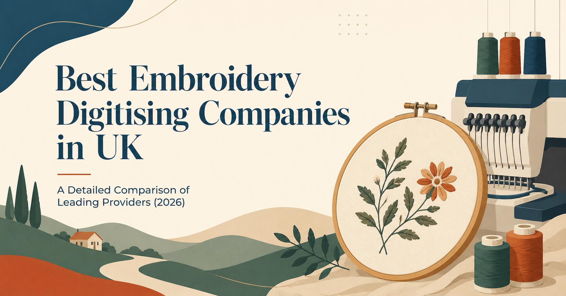 Best Embroidery Digitising Companies UK 2026