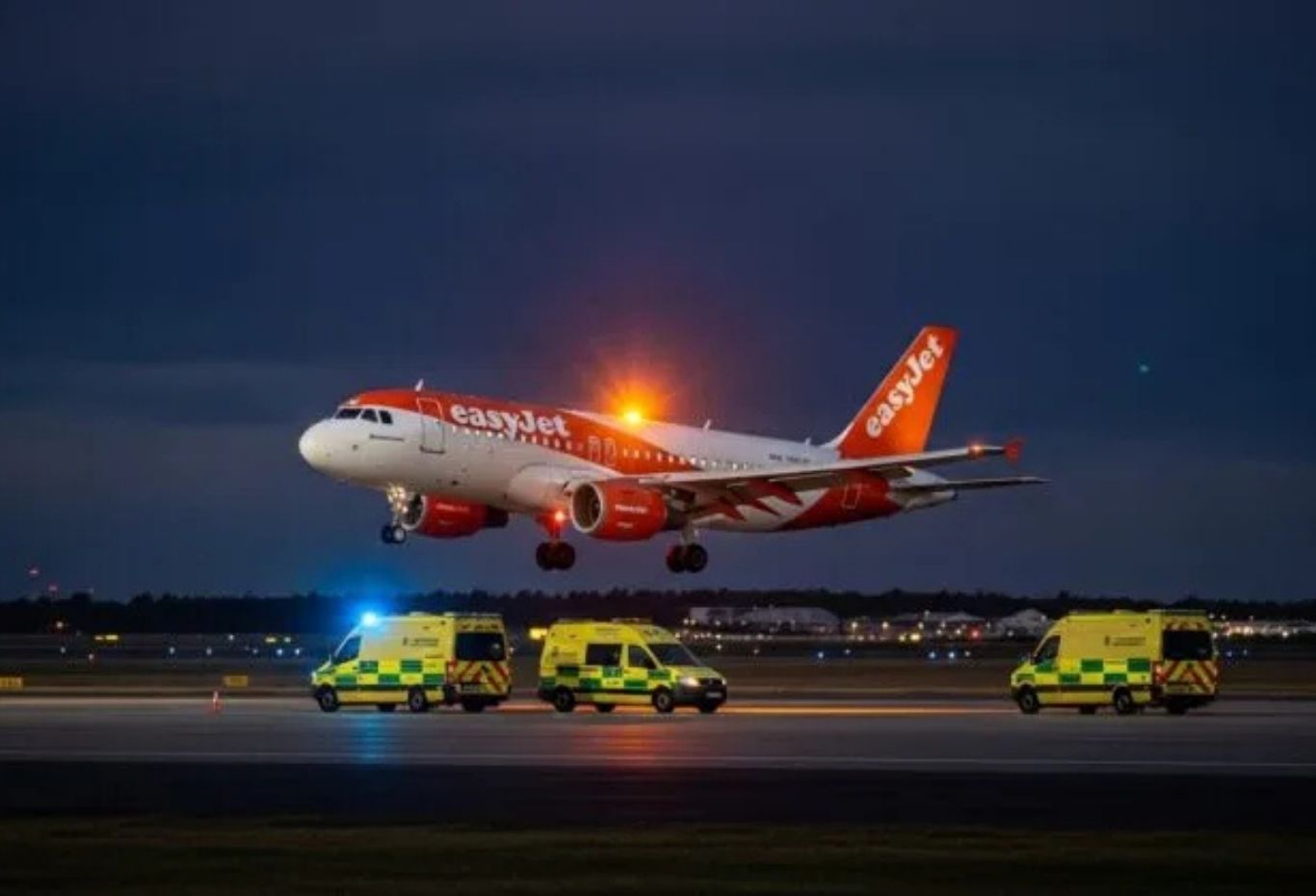 Newcastle Emergency Landing Of EasyJet Flight U2238