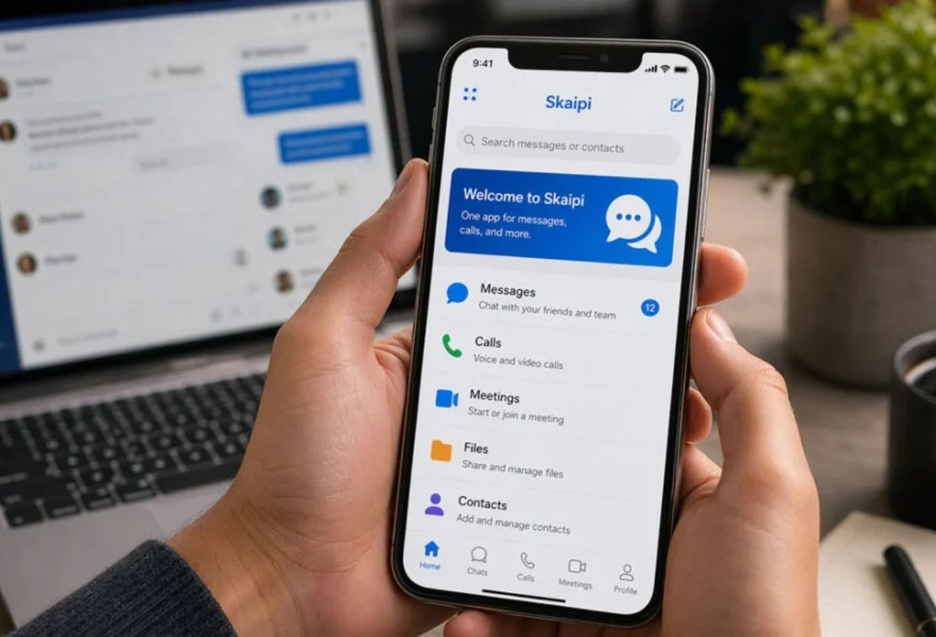 Explaining Skaipi: One Simple App For Calls, Messages, and More