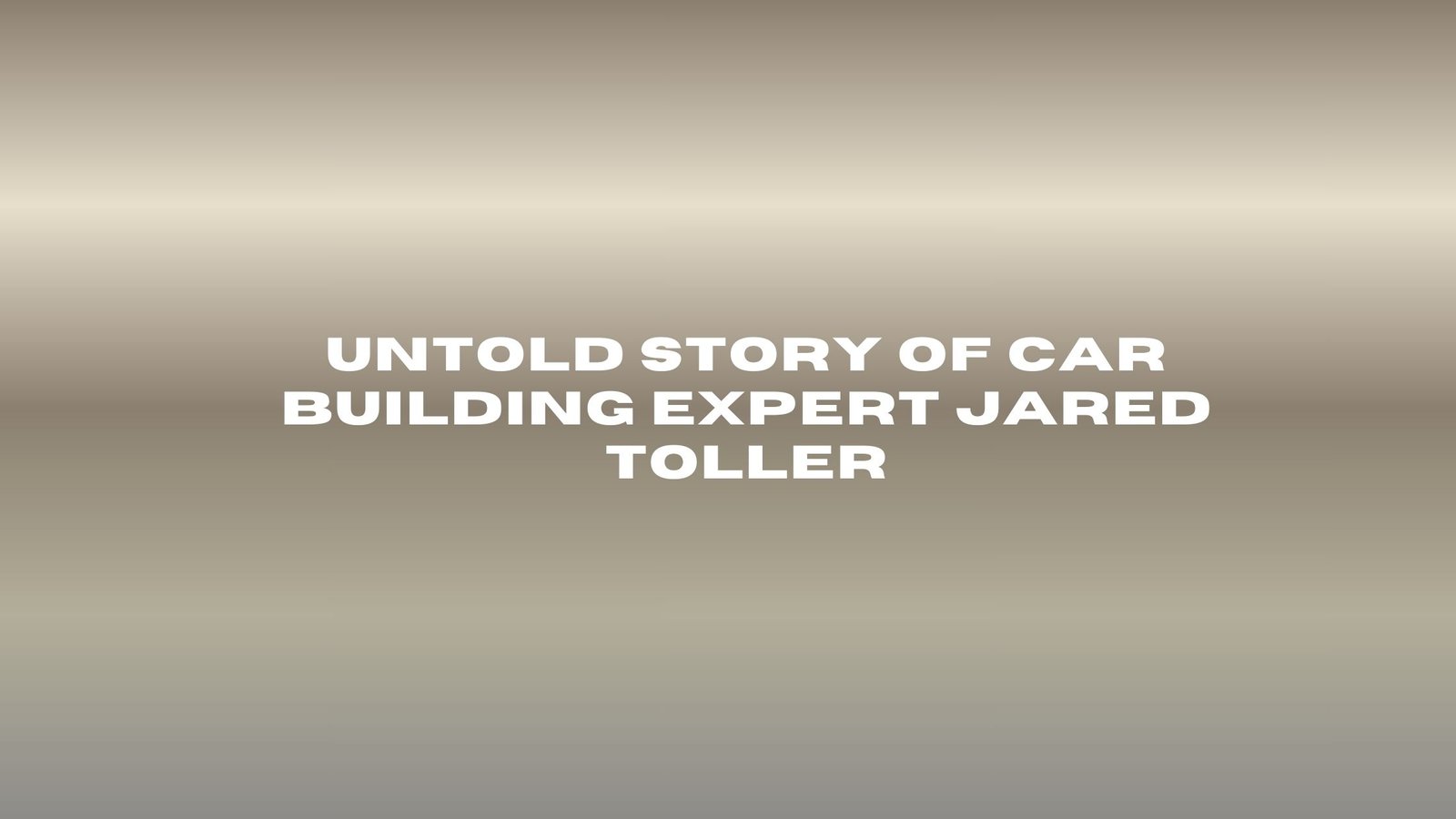 Jared Toller